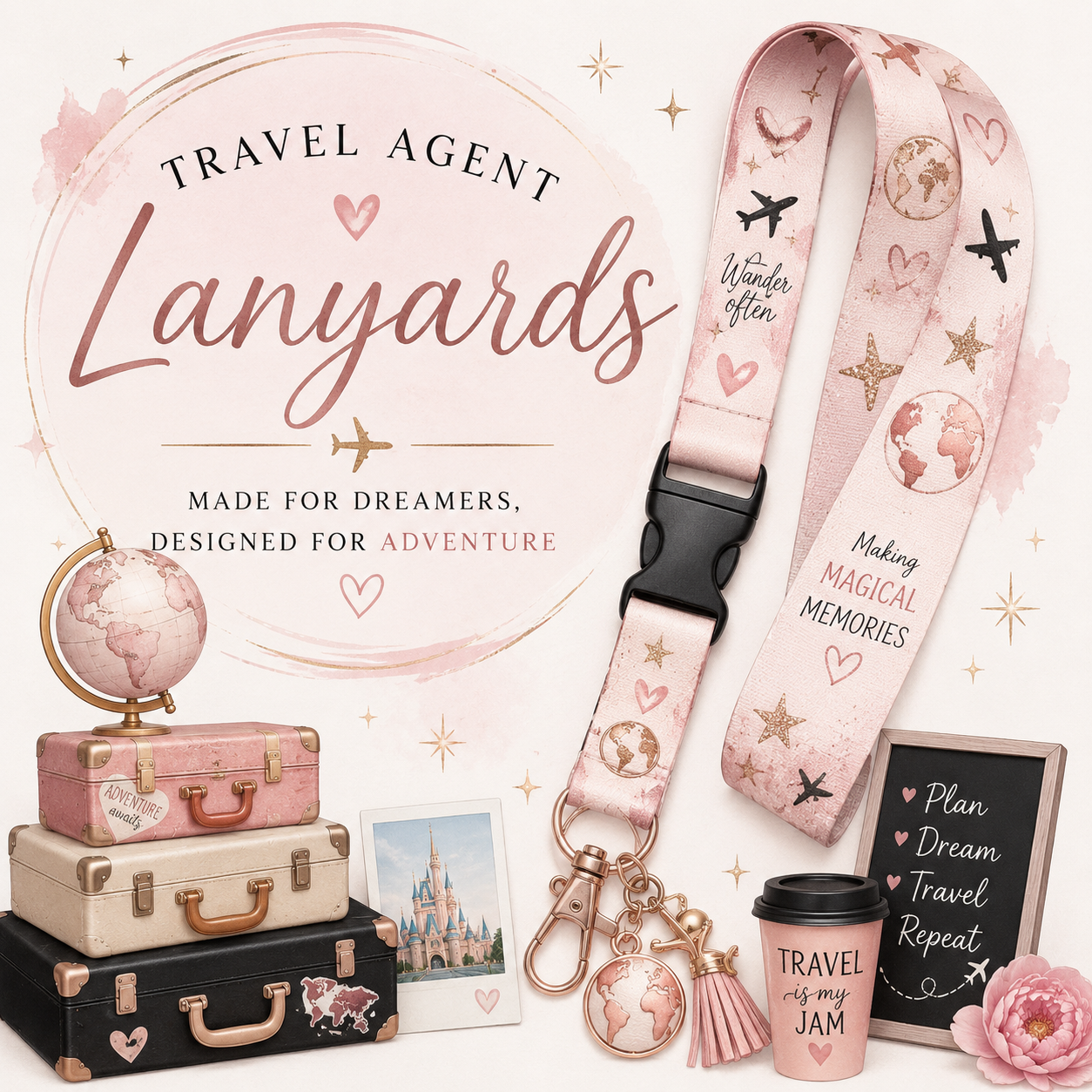 Travel Agent Lanyards